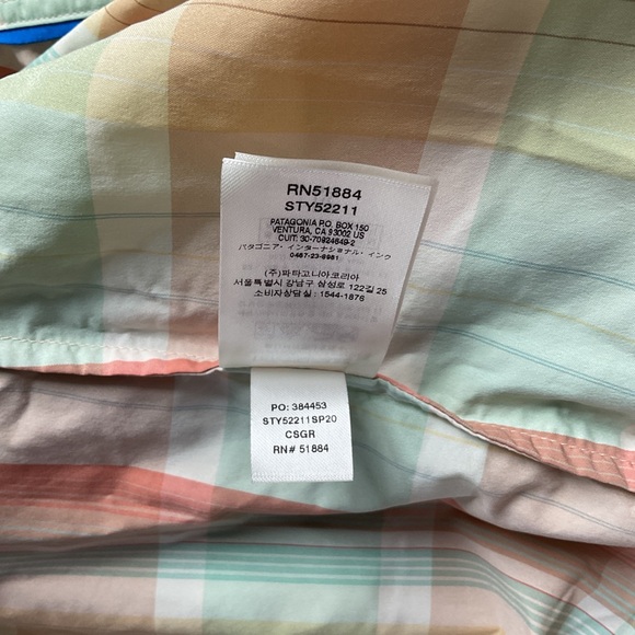Patagonia Women's Long-Sleeved Sun Stretch Shirt Plaid, size M - Picture 11 of 15